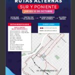 Anuncian modificaciones temporales en rutas de transporte por inauguración del Festival Internacional Chihuahua